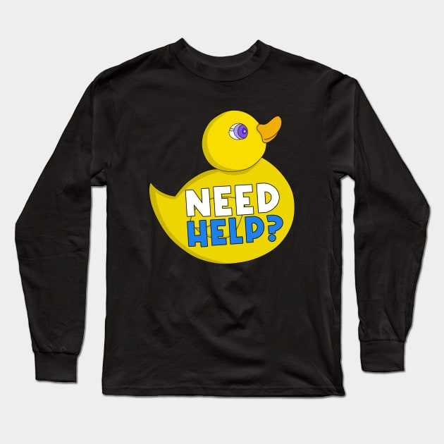 Need Help? Long Sleeve T-Shirt by DiegoCarvalho